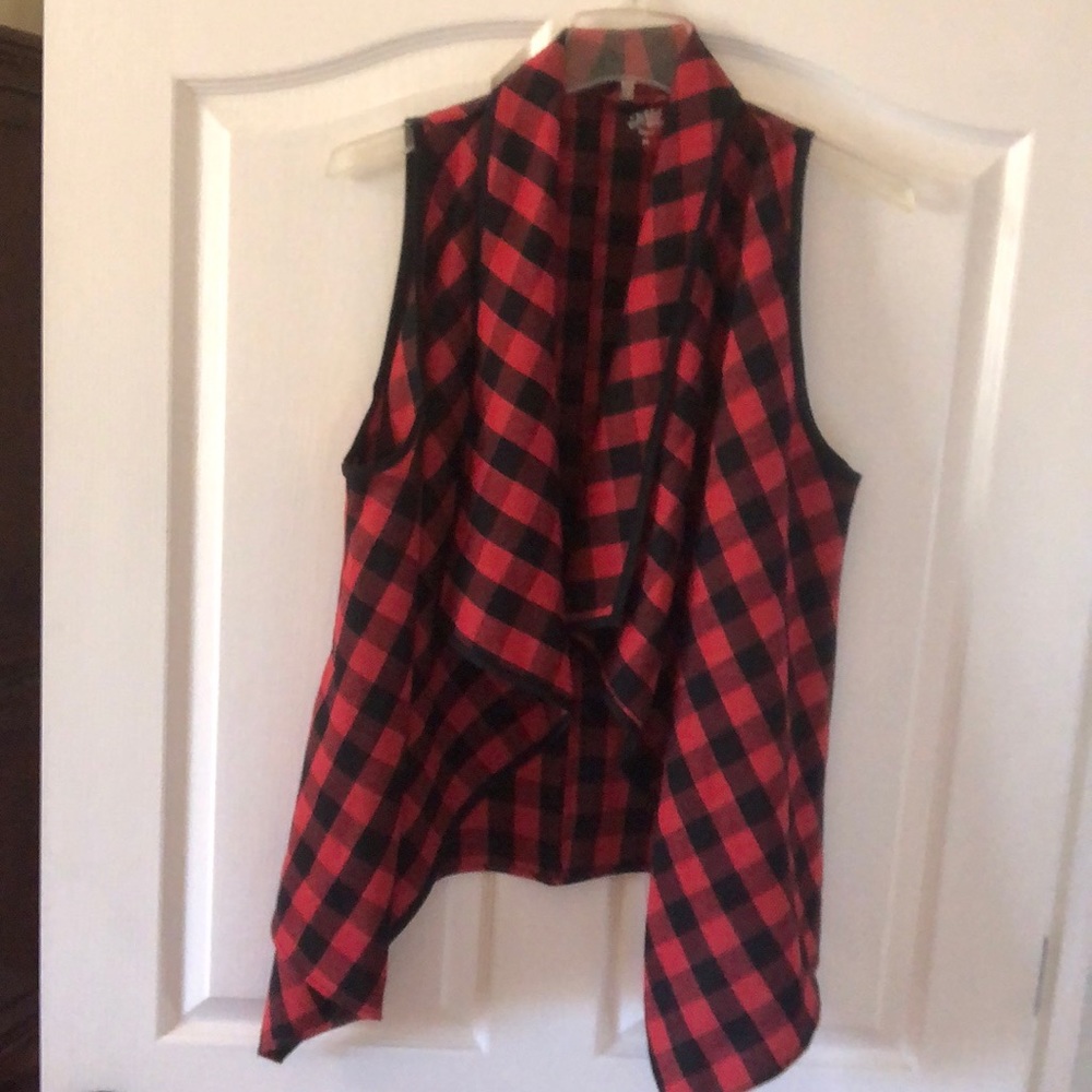 Brand new Buffalo check vest
